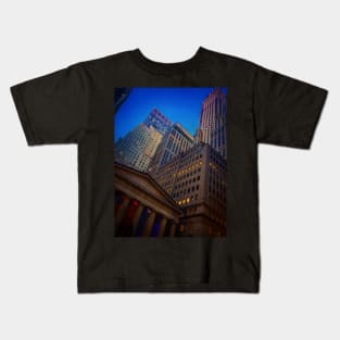 Wall Street, Manhattan, NYC Kids T-Shirt